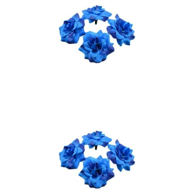 Guardoinrt 50pcs/set Stunning Bouquets With Soft Texture And Realistic Appearance Natural Looking Fiber Wide Application DIY Deep Blue 4.5cm 2Set