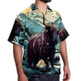 thumbnail image 2 of Yak Men's Casual Short Sleeve Button Down Shirts - Printed Summer Beach Tops for Men and Women, 2 of 6
