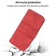 thumbnail image 5 of For Xiaomi 15 Pro Case Wallet Skin-Touch Leather Imprinted Phone Cover - Red, 5 of 5
