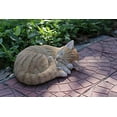 thumbnail image 4 of Hi-Line Gift Ltd Statue de Chat Allongé, Orange, 4 of 5