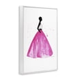 thumbnail image 3 of Stupell Industries Pink Ballgown Skirt White Framed Giclee Art design by Simone Elum, 18 x 12, 3 of 8