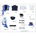 thumbnail image 5 of Disfraz de Cosplay del juego Genshin Impact Focalors, disfraz de Fontaine God of Justice, uniforme elegante, sombrero Vision Hydro, conjunto completo para mujer, 5 of 5
