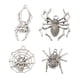 thumbnail image 1 of 4 diseños Chic Halloween Spider Charms joyería colgante fabricación artesanal Zulema Pendientes de plata, 1 of 4