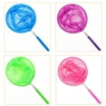 thumbnail image 4 of Zmeidao 2Pcs Kids Telescopic Butterfly Fishing Nets Swimming Pool Cleaning Net Summer Stainless Steel Children Retractable Fishing Net Outdoor Beach Toys Net Bag 7 Colors Optional, 4 of 5
