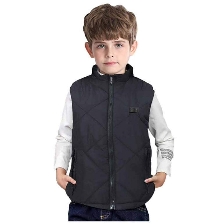 ZCFZJW Heated Jacket Heated Vest for Kids Boy Girls, Sleeveless