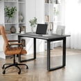 thumbnail image 2 of Flash Furniture Commercial 48x30 Conference Table with 1" Thick Double Sided Laminate Table Top with PVC Edging and Heavy Duty U-Frame Steel Base, Gray Oak, 2 of 12
