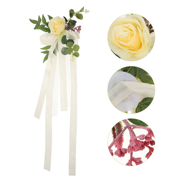 TABLETREANDS Flor Decorativa Para De Banquete Y Con Textura De Seda Y Poliéster