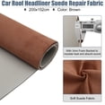 thumbnail image 2 of Unique Bargains Suede Headliner Fabric 79" x 60" Foam Backed for Car Truck Aging Broken Faded DIY Repair Brown, 2 of 6