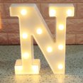 thumbnail image 3 of Lámpara Alfabeto letra LED marquesina signo boda fiesta decoración noche luz (O) Ehuebsd Nuevos Originales, 3 of 9