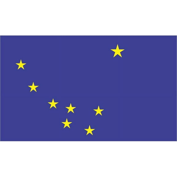 5in x 3in Alaska State Flag Magnet