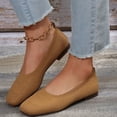thumbnail image 5 of Sngxgn Women's Ballet Flats Comfortble Flat Shoes for Office Work Casual Dress Shoes(Khaki,38), 5 of 6