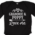 thumbnail image 4 of Inktastic Grammie and Poppy Love Me Boys or Girls Long Sleeve Baby Bodysuit, 4 of 5