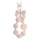thumbnail image 5 of Llavero con cuentas, colgante de llave de coche de dibujos animados, pulsera portátil, llavero para fiesta de niñas Blanco, 5 of 9