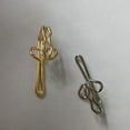 thumbnail image 4 of 100 Pcs Crochet de Rideau Papillon Plaqué Imitation Nickel Doré Accessoires de Rideau Crochet, 4 of 8