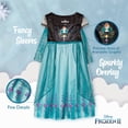 thumbnail image 4 of Chemise de Nuit La Reine des Neiges de Disney 2 Robe Fantaisie Anna Royauté Filles 6, 4 of 5