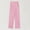Pink, variant on IDALL Wide Leg Pants Woman High Waisted Pants Ice Narrow Wide Leg Pants For Women Summer Thin High Waist Drape Loose Straight Leg Casual Floor Length Pants Baggy Pants Womens Pants Beige L