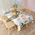 thumbnail image 2 of Pioneer Flower Floral Print Pattern Rectangle Tablecloth 60"x102",Waterproof Polyester Rectangle Table Cloth, Wipeable Spillproof Polyester Tablecloth for Dining, Camping, Indoor and Outdoor, 2 of 6