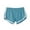 Sky Blue, variant on Hontri Women's Shorts Women Casual Solid Summer Sports Shorts Workout Yoga Shorts Active Shorts Green L