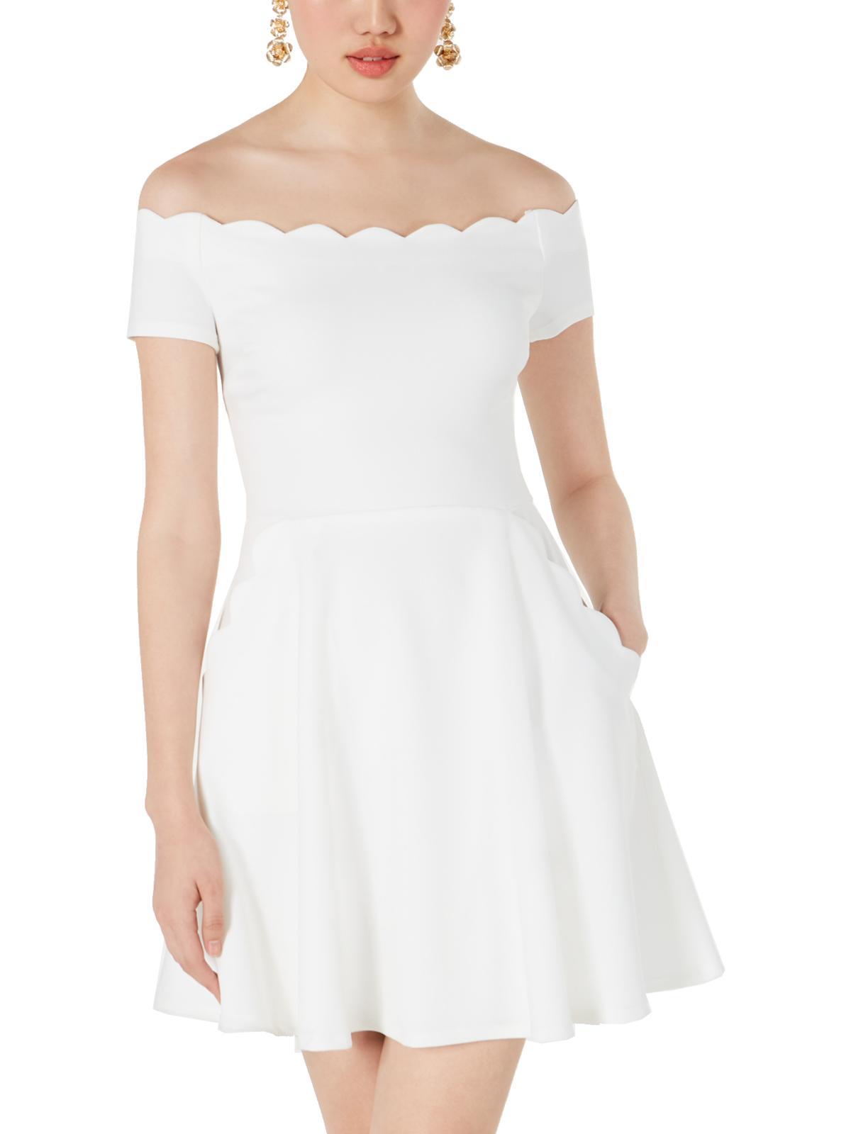 b darlin off the shoulder dress
