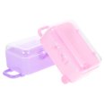 thumbnail image 4 of OULII 2pcs Mini Suitcases Boxes Plastic for Playtime Mini Luggage Case Toy Rectangular Storage for Baby Doll Items, 4 of 7