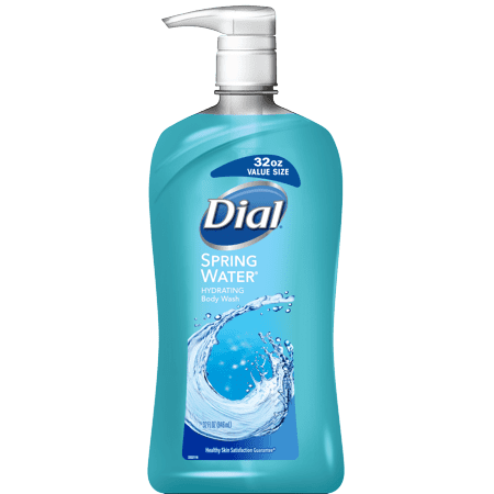 (2 Pack) Dial Body Wash with Moisturizers, Spring Water, 32 (Best Antibacterial Body Wash)