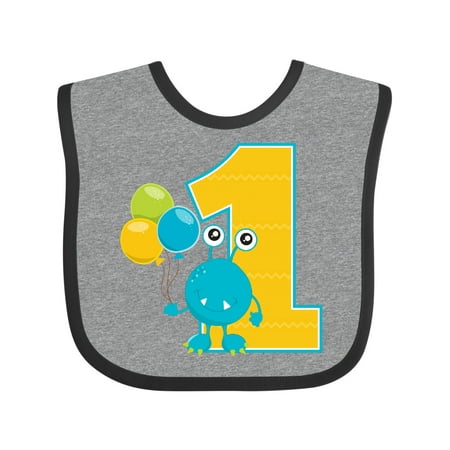 

Inktastic First Birthday Monster Gift Baby Boy or Baby Girl Bib