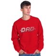 thumbnail image 5 of Father's Day One Cool Dad Gift Men's Crewneck Sweatshirt Brisco Brands M, 5 of 6