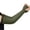 Green, variant on Men's Ruched Long Sun Protection Arm Sleeves Elegant Fingerless Stretchy Cooling Sleeves UV Blocking Breathable for Outdoor Cycling Free Size