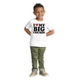 thumbnail image 3 of I Love My Big Cousin Cute Family Toddler Boy Girl T Shirt Infant Toddler Brisco Brands 12M, 3 of 6
