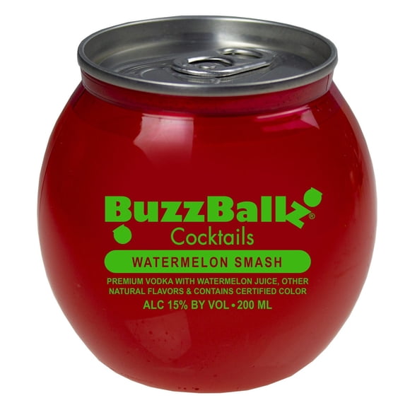 Bebida Alcoholica Preparada BuzzBallz Watermelon Smash 200 ml