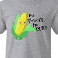 thumbnail image 4 of Inktastic Aw, Shucks, I'm Cute Corn Humor Youth T-Shirt, 4 of 5