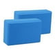 thumbnail image 3 of 2 bloques de , accesorios de , antideslizantes, suaves, para equilibrar y profundizar los estiramientos, bloques de ejercicio de espuma EVA Azul marino, 3 of 8