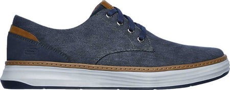 skechers men's moreno canvas oxford
