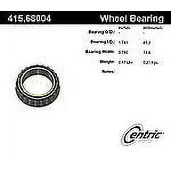 Wheel Bearing-C-TEK Standard Centric 415.68004E Fits select: 1999-2003 FORD F150, 1973-2007 FORD F250