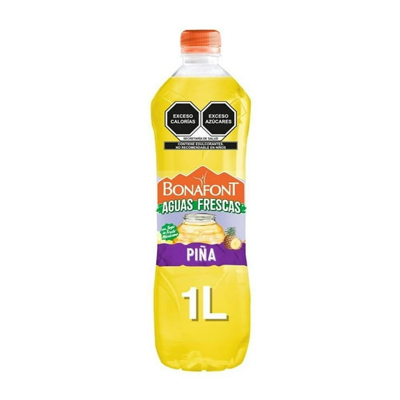 Agua saborizada Bonafont Aguas Frescas piña 1 l