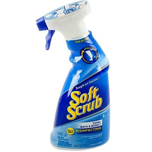 Soft Scrub 1360271 Disinfecting Total Bath & Bowl Cleaner, 25.4 Oz