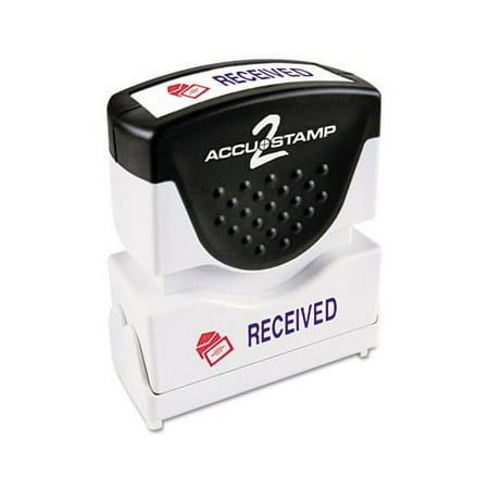 UPC: 0039956355377 | Consolidated Stamp Pre-inked Shutter Stamp Red/blue Received 1 5/8 X 1/2