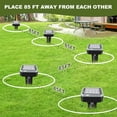thumbnail image 5 of Ultrasonic Mole Repellent,Solar Powered Gopher Mole Repellent Stakes for Chipmunks,Snake,Gophers,Voles,Waterproof Sonic Moles Deterrent for Outdoor Garden,Home (6 Pack), 5 of 8