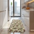 thumbnail image 4 of Beige Christmas Pine Cone Pattern Kitchen Rug Mat,Kitchen Runner Rugs Non Skid Washable,Decorative Kitchen Floor Mats for Kitchen,Sink,Laundry,17"x47.2", 4 of 7