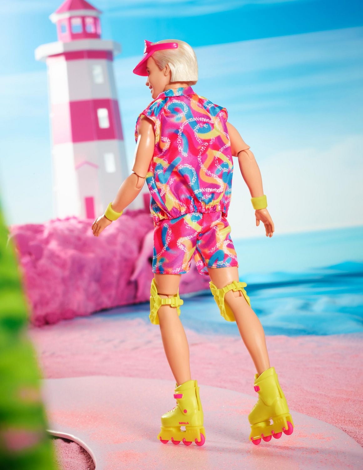 Barbie The Movie Collectible Ken Doll in Inline Skating Outfit, Ages 3+