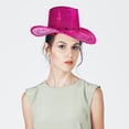 thumbnail image 7 of Slccxzc Sparkly Sequin Cowboy Hat Glitter Cowgirl Hat for Party and Disco for Halloween and Christmas Party, 7 of 7