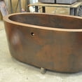 thumbnail image 6 of Novatto NBT-DAK Antique Copper 64" x 36" Freestanding Bathtub, 6 of 6