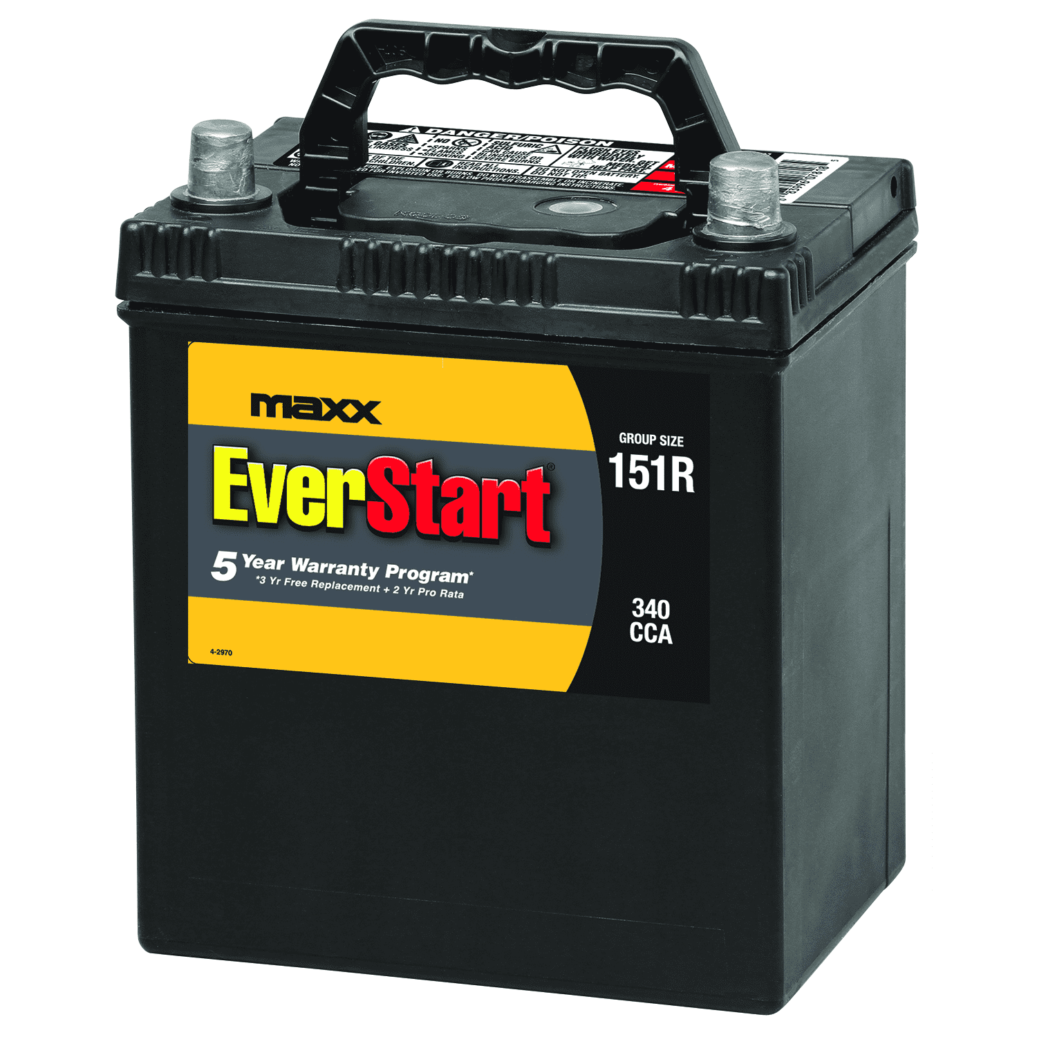 EverStart Maxx Lead Acid Automotive Battery, Group 151R