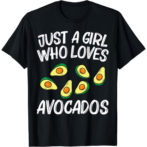 Funny Avocado For Girls Kid Pear Guac Avocados Mexican Fruit T-Shirt Black 2X-Large