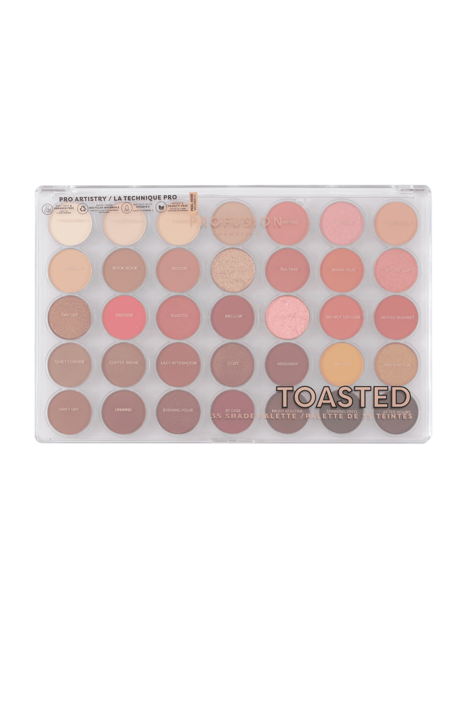 Profusion Cosmetics Pro Aritistry 35 Shade Eyeshadow Palette