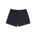 thumbnail image 2 of DANIELLE BERNSTEIN Womens Black Boyfriend Shorts 16, 2 of 4