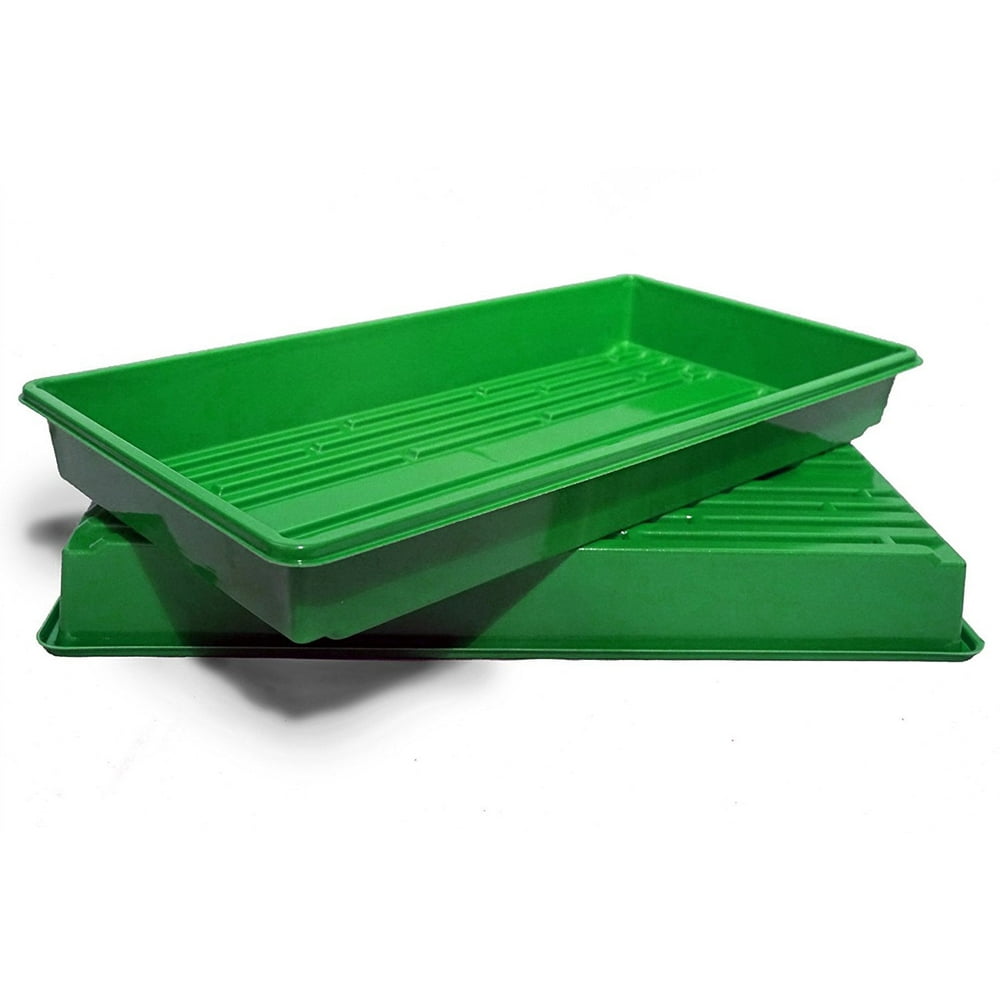 HEAVY DUTY GROWING TRAYS FOR WHEATGRASS AND MICROGREENS. (NO DRAIN