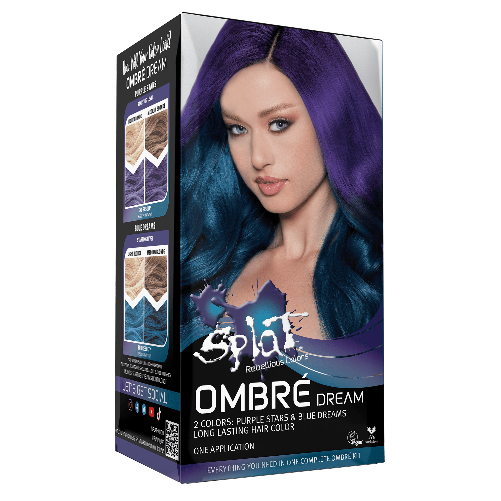 Metallic Lilac Purple Pastel Hair Dye | Cruelty Free | Vegans | Smart beauty