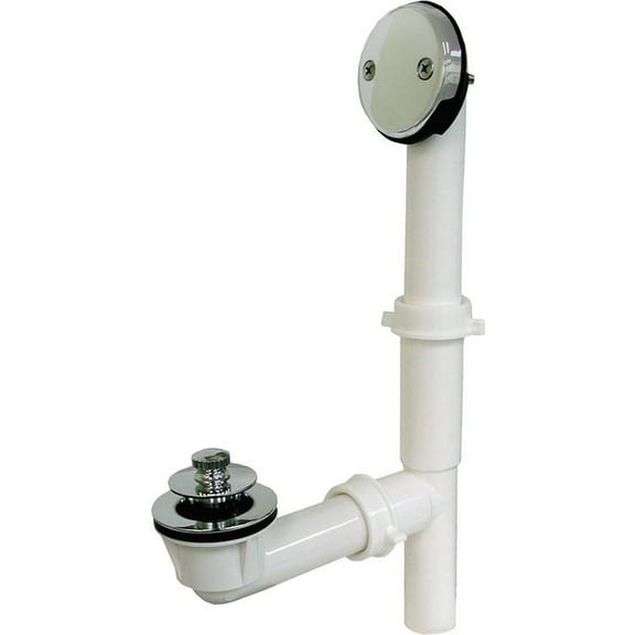 Watco 500-PP-PVC-CP Push Pull Bath Waste - Chrome Plated