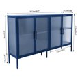 thumbnail image 2 of Sideboard Buffet Cabinet, Kitchen Pantry Storage Cabinet With Adjustable Inner Shelf, Non-slip Pads, Metal Handles Coffee Bar Cabinet For Kitchen, Dining Room, 2 of 8